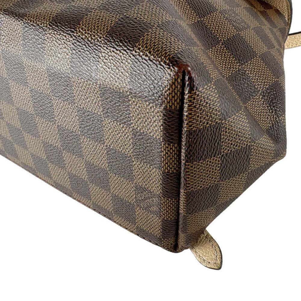 LOUIS VUITTON Brown Damier Leather Backpack - Picture 9 of 13